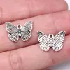 13x 18mm 1.1g liga multicolorida pingente feito à mão animal voador pingente de borboleta