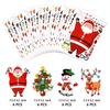Pegatinas de Papel de Dibujos Animados Navideños DIY de Expresión de Venta Caliente Transfronteriza Pegatinas Selladoras para Decoración de Muñeco de Nieve Árbol de Navidad
