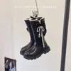 Botas altas cálidas y dulces para niña, forradas de polar, con lazo de perlas, nuevo estilo otoño/invierno 2026, botas casuales de cuero con suela blanda