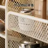 Gabinete con Espejo Caja de Almacenamiento Cosméticos Cuidado de la Piel Estante de Escritorio Baño Lápiz Labial Mascarilla Artículos Varios Estante de Almacenamiento Multicapa