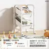 Estante de Almacenamiento Blanco para el Hogar Fabricante Organizador de Almacenamiento de Juguetes y Snacks para la Habitación de los Niños Estante de Almacenamiento Móvil de Múltiples Niveles