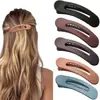 Presilha Grande para Franja Amazon, Presilha Bico de Pato Macaron Fashion, Presilha Lateral para Maquiagem Sem Marcas, Presilha de Cabelo Transparente para Fios Soltos
