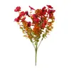 Plantas Artificiales de Otoño, Flores Falsas, Gloria de la Mañana, Eucalipto, Violetas de Colores Otoñales, Flores de Plástico para el Hogar, Flores Decorativas