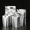 Bolsa con boquilla de succión de papel de aluminio, jugo, bebida, auto-soporte, boquilla de succión, bolsa de embalaje, bolsa para salsa, sopa, auto-soporte engrosada, embalaje para llevar, bolsa para sopa