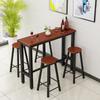 Mesa de bar creativa, mesa de comedor para el hogar, divisor de sala de estar, barra pequeña, mesa alta de hierro y silla, multifuncional, simple y moderna