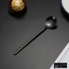 Cuchara mezcladora de café pequeña de acero inoxidable 304, creativa, de postre coreano, de 13 a 19,5 cm.