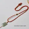 Cordón de collar tejido a mano para colgantes de jade, joyería de oro, jadeíta, ágata y cordones para colgar colgantes