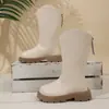 Zapatos y Botas para Niños 2026 Otoño e Invierno Nuevas Botas Largas de Caña Alta Botas Largas de Princesa Botas de Caña Alta para Niños Pequeños con Forro de Lana