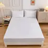 Juego de Tres Piezas de Sábana Bajera de Color Sólido, Se Puede Comprar Individualmente, Estilo Moderno Simple para Comercio Exterior y Ventas Transfronterizas, Suministro Directo del Fabricante, Disponible Envío Directo de una Pieza