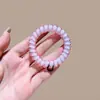 Goma para el Pelo tipo Cable de Teléfono para Mujer, Gama Alta, Elegante, a la Moda, Alta Elasticidad, Accesorio para el Cabello Duradero, Modelo Nuevo 2025 Cuerda para el Cabello