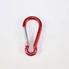 Directo del fabricante: No. 5 mosquetones de aleación de aluminio en forma de calabaza, clip de liberación rápida para exteriores, hebilla de escalada, clip pequeño para power bank