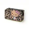 Nueva Bolsa de Maquillaje Cuadrada de Cuero Negro con Gatito, Bolsa de Almacenamiento de Lona con Impresión a Doble Cara, Bolso de Mano Portátil Lindo para Niñas