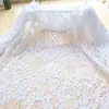 Tela de Encaje de Malla Blanca Cortina Tela de Fondo para Fotos de Boda Mesa de Comedor Vestido Ropa