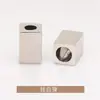 Reloj de Pared Rectangular de Metal Hebilla de Cabeza de Cuerda Recta Ropa Sudadera Pantalones Dorados Hebilla de Cola de Cuerda Jinda Accesorios de Ropa