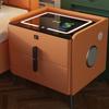 Simples Ins Light Luxury Cabinet Quarto Mesa de Cabeceira Pequeno Gabinete de Gaveta Simples Moderno Gabinete de Armazenamento Rock Board Armário de Fim de Cama