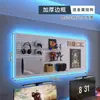 Sala de E-sports painel perfurado prateleira de parede preta mesa de computador painel de parede armazenamento decoração de arte em ferro display Maibao