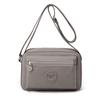 Bolsa de Ombro Colorida Raposa Cor Macaron Moda Feminina Tendência Bolsa Transversal Bolsa Multicamadas para Celular Bolsas