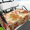 Suministro Especial Transfronterizo de Cojines para Asientos de Carritos de Golf, Cubiertas Antipolvo, Fundas para Asientos, Fundas Protectoras para Asientos de Vehículos Turísticos, Serie Navideña