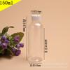 10-300 ml Garrafa Plástica Transparente PET Pequena Amostra Fracionamento Líquido Selada Garrafinha Viagem em estoque Atacado