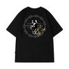 Camiseta de manga corta transfronteriza para hombre y mujer, estilo coreano, sencilla, holgada, de media manga, cuello redondo, informal, con hombros caídos, para parejas