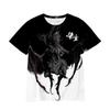 Amazon Comercio Exterior Transfronterizo Nuevo Camiseta Casual Holgada de Manga Corta Impresión Digital 3D Black Myth Wukong para Hombre