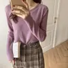 Camiseta Básica de Terciopelo Doble Cara para Mujer, Otoño e Invierno, Manga Larga Cepillada, Forro Polar, Estilo Coreano, Top Blanco con Cuello Redondo