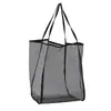 2026 Novo Estilo Ins Bolsa de Higiene Pessoal de Tela de Ombro Único Fashion Leve Grande Capacidade Versátil Bolsa de Compras Bolsa de Praia