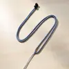 Colar de Corda Redonda Corda de Pescoço DIY Trançado Elástico Semi-acabado Cordão para Pingente Cordão para Pingente de Cera de Abelha Esmeralda Jade