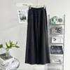 Calça Larga de Cintura Alta Estilo Francês Lulu Bling Exclusiva para Mulheres, Calça Reta Casual Solta e Emagrecedora