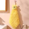 Toalha de chenille cozinha espessa absorvente secagem rápida toalha banheiro desenho animado crianças pano para limpar mãos pendurar
