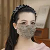 Nova Máscara da Moda Espessa para Outono e Inverno com Estampa de Leopardo, Quente e Forrada com Lã, Respirável, Máscara de Proteção para os Olhos à Prova de Vento e Frio para Adultos