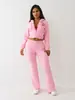 Calça Jogger Gringa Estilo Europeu e Americano True Religion Hot Girl Asa de Anjo com Strass Y2K Solta Casual