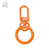 Hebilla de Resorte de Color Caramelo de Aleación Hebilla de Puerta Colgante para Equipaje Llavero Círculo de Resorte Colorido Material para Joyería DIY