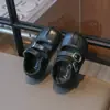 Zapatos de piel para niñas, zapatos de piel de suela blanda para primavera y otoño para bebés de 1 a 3 años, zapatos para caminar para niños pequeños, zapatos Mary Jane para niños, zapatos de interior
