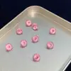 Zirconia de corte especial tipo rueda de la fortuna de 6 mm con baño de color degradado, diamante suelto, mismo estilo que se ve en las transmisiones en vivo, accesorios para decoración de uñas, pendientes de botón y adornos de diamante