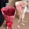 Papel de embrulho para buquê de Dia das Mães chinês, papel de embrulho floral oriental, papel de embrulho para buquê de cravo atacado