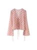 Ropa Nueva para Mujer de Exportación al por Mayor de Aliexpress Traje de Camisa de Tul Estampada + Falda Larga Estampada
