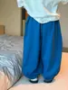 Pantalones de Punto tipo Linterna Versátiles Estilo Coreano para Niños y Niñas, Pantalones Largos Casuales Sueltos con Puño, Novedad Primavera 2026