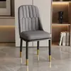 Silla de Comedor para Uso Doméstico, Silla con Respaldo, Silla de Ocio para Cafetería Hotel, Silla de Tocador Simple Moderna de Hierro, Taburete de Lujo Ligero