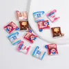 Collar de Cuentas de Caramelo Acrílicas con Agujero Cadena para Teléfono Móvil Llavero Accesorios para Joyería DIY Venta al por Mayor