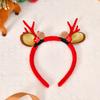 Accesorios Navideños para el Cabello de Bosque Relleno, Lindas Horquillas de Astas de Alce, Diademas, Horquillas para el Día del Niño, Flequillo, Adornos para la Cabeza de Mujer