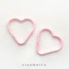Pintura Horneada Resistente al Color Color Macarrón Corazón Estrella Cierre de Primavera Llavero DIY Dopamina Perler Beads Colgante Percha