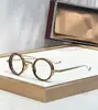 Rigon Moda Europea y Americana Nuevo Metal Marco Redondo Pequeño Punk Marco Liso Personalizado Retro Jmm Marco de Lentes Ópticos