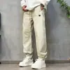 Pantalones Casuales Versátiles Sueltos Cómodos Simples de Alta Gama con Sentido de Diseño Lujo Ligero Modernos a la Moda Elegantes Traviesos para Hombre