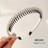 Diadema Ondulada con Dientes para Mujer, Adecuada para Uso Diario y Lavado de Cara, Antideslizante, No Aplana el Cabello