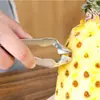 Negocio de Frutas Gadgets para Frutas al por Mayor Pinza para Piña de Acero Inoxidable Extractor de Ojos de Piña Pinza Peladora de Ojos de Piña