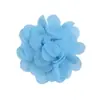 Borda 200 pedidos sem presilha Comércio Exterior Infantil Chiffon Flores Pequenas Multicolorido Cor Sólida Presilha de Cabelo Acessórios de Cabelo Crianças