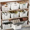 Caixa Organizadora 2026 para Organização Doméstica, Lanches de Mesa, Brinquedos, Cesta de Armazenamento, Recipiente Transparente de Armazenamento, Fácil de Usar