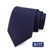 Gravata masculina casual de negócios profissional gravata de poliéster jacquard gravata listrada fabricantes de origem em estoque atacado