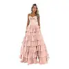 Amazon Transfronterizo Top Tubo Falda Pastel Fiesta de Graduación Vestido Largo Francés Delgado Vestido Top Tubo Europeo y Americano